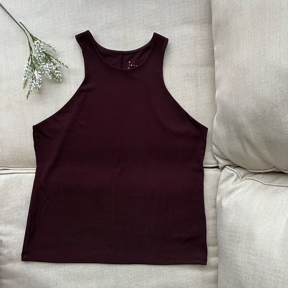 Burgundy Tank Top, Size XL, Brand: A New Day (Target)